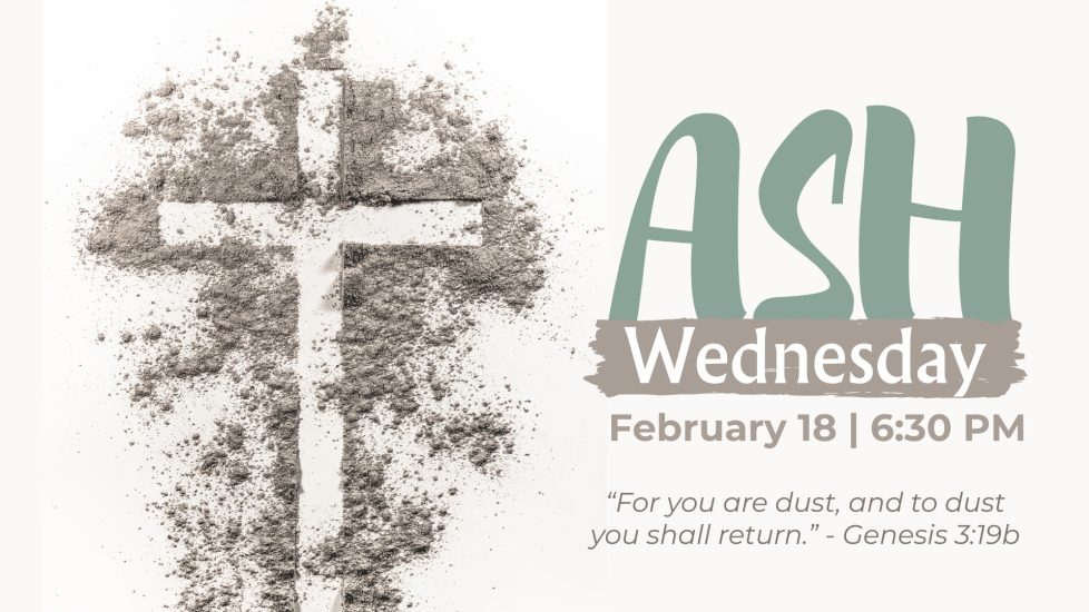 Ash Wednesday Service - Slide