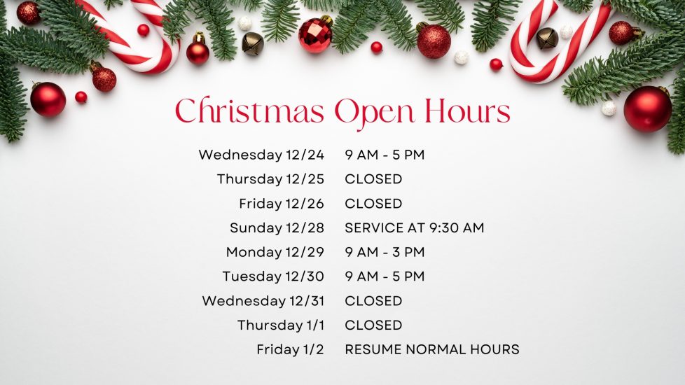 Christmas Office Hours 2025 - Slide