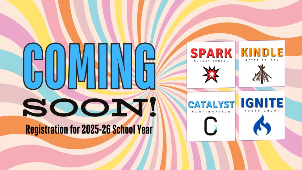 Coming Soon! Registration 25-26 - Slide