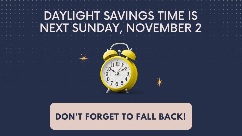 Daylight Savings Fall Back - Slide