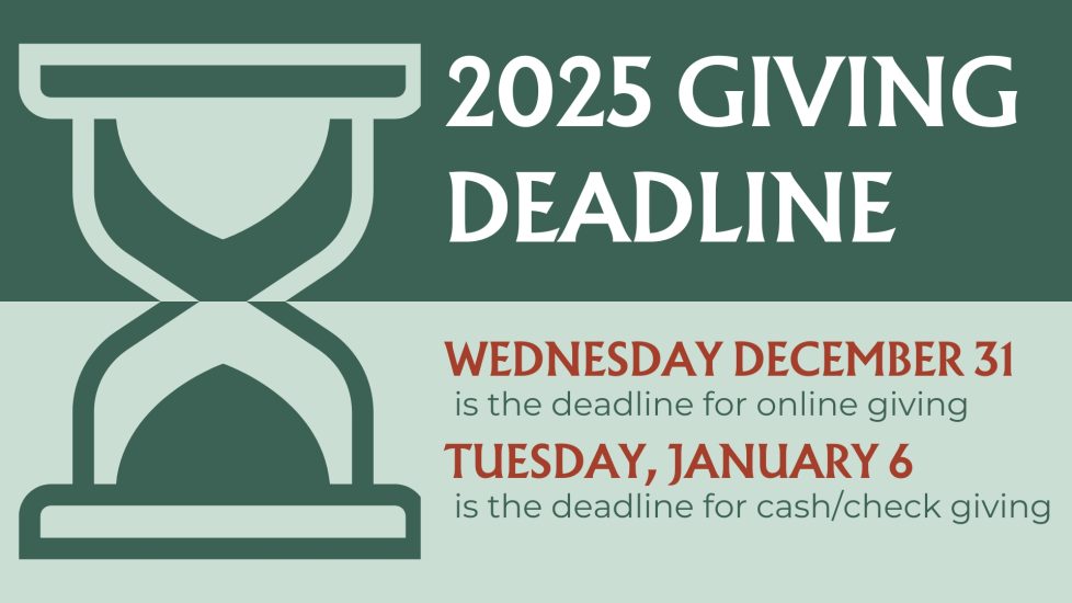 Giving Deadline - Slide (1)