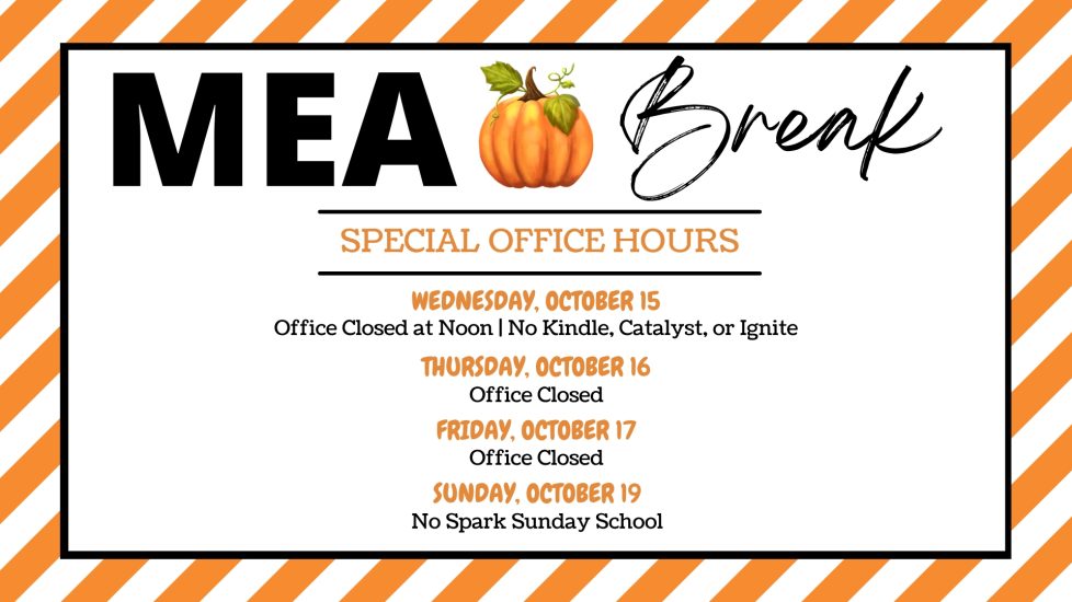 MEA Break Office Hours 2025 - Slide