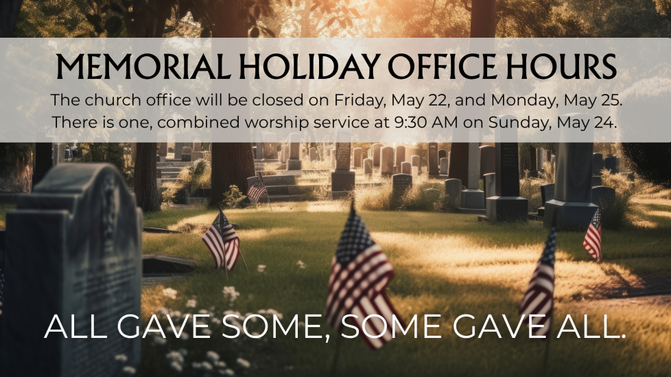 Memorial Hours - Slide
