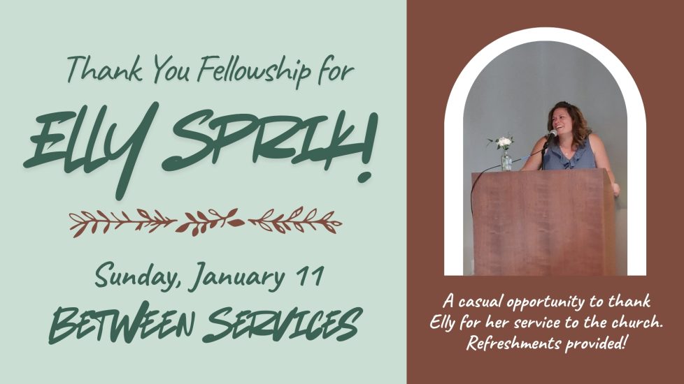 Thank You Fellowship for Elly - Slide